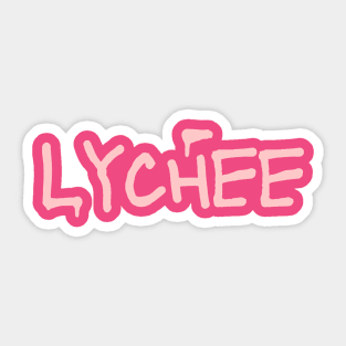 Lychee Sticker